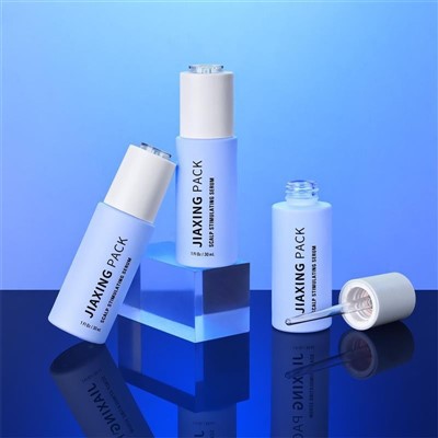 30ml Cylinder Hair Oil Dropper Bottle