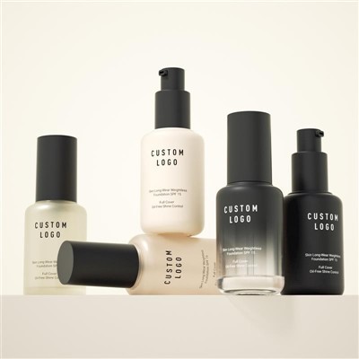30ml Glass Empty Pump Lotion Bottles