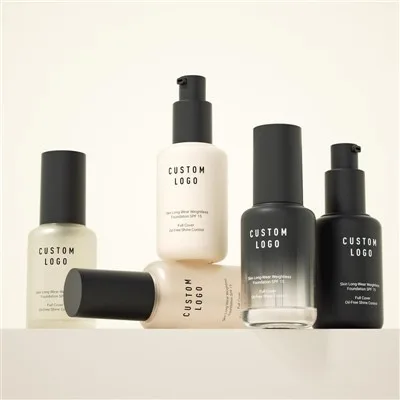 30ml Glass Empty Pump Lotion Bottles