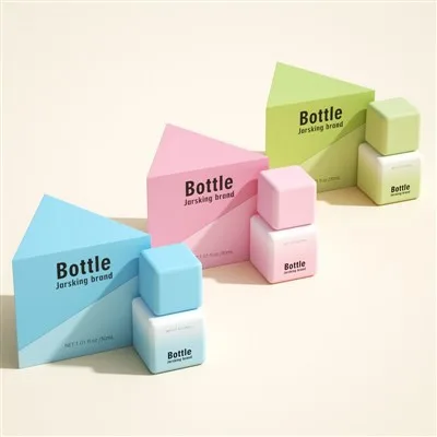 30ml Moisturizer Pump Bottle Square Glass Small Lotion Pump Bottle Container high quality