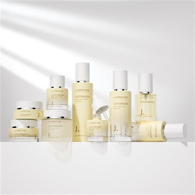 Eco Friendly Skincare Packaging Glass Cream Jars Cosmetics 30g 100ml