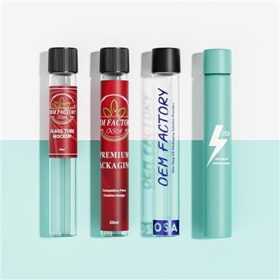 125mm Cigarette Bottle With Glass Child Proof Lid
