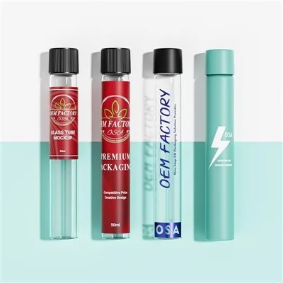 125mm Cigarette Bottle With Glass Child Proof Lid