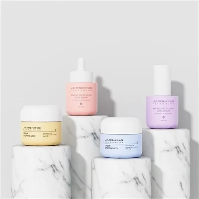 50g 80g Glass Cream Jars Cosmetics Sample Pots 15g