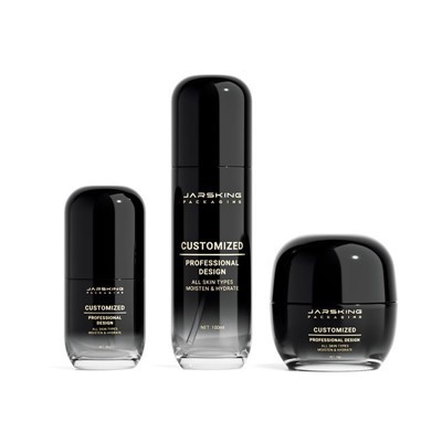 50g Replaceable Glass Skincare Packaging Face Cream Bottle