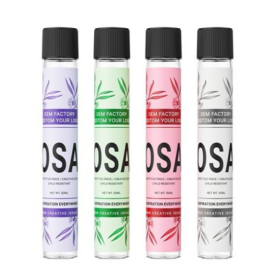 125mm Cigarette Bottle With Glass Child Proof Lid