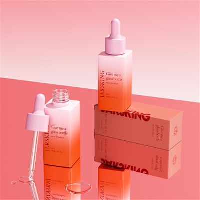 Square 20ml 30ml Glass Dropper Bottle Hair Essential Oil Foundation Pipette Bottle price