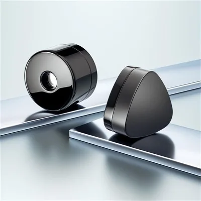 5g 9g Round Glass Black Material Child Proof Jar