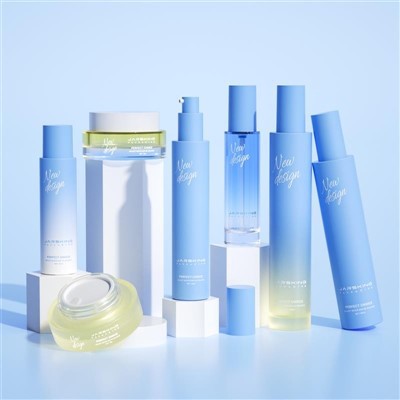 Cosmetics Sustainable Packaging 80ml 100ml Glass Skincare Bottles