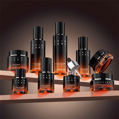 Eco Friendly Skincare Packaging Glass Cream Jars Cosmetics 30g 100ml