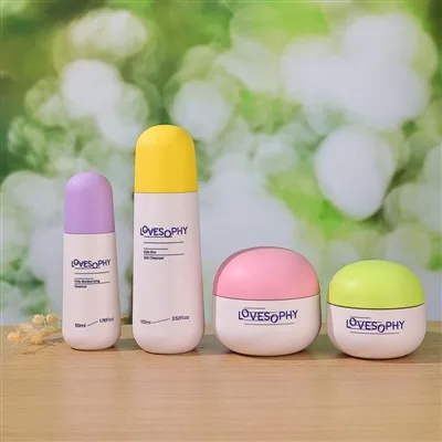Recycled Plastic Cosmetic Packaging 50ml 100ml Custom Face Cream Jar 50g 100g best