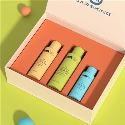 Glass Beauty Water Bottle 50ml 80ml 100ml Screw Cap Cosmetic Toner Bottle