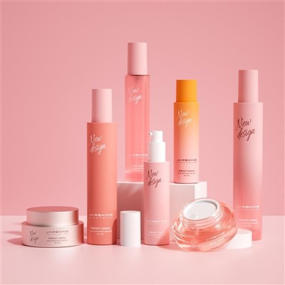 Cosmetics Sustainable Packaging 80ml 100ml Glass Skincare Bottles