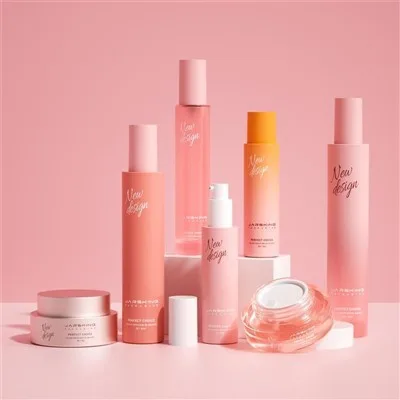 Cosmetics Sustainable Packaging 80ml 100ml Glass Skincare Bottles