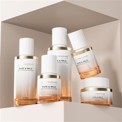 Glass Cosmetic Containers 30ml 30g 50g Glass Jars For Cosmetics