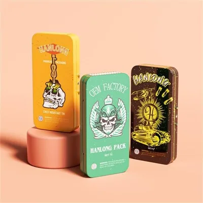 7g Child Resistant Iron Box Cigar Storage Preroll