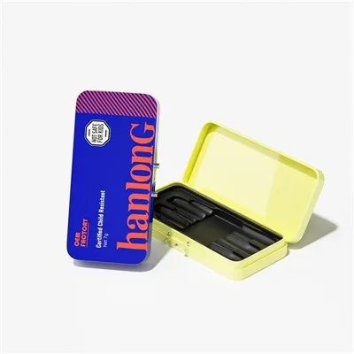 7g Child Resistant Iron Box Cigar Storage Preroll