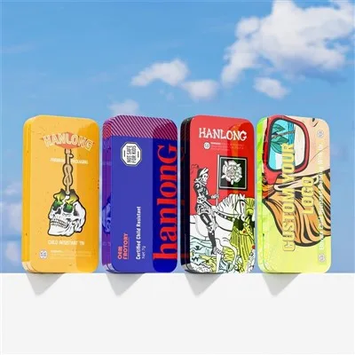 7g Child Resistant Iron Box Cigar Storage Preroll