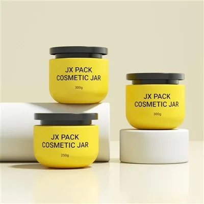 250g 300g Body Scrub Containers Plastic Pet Cream Jar