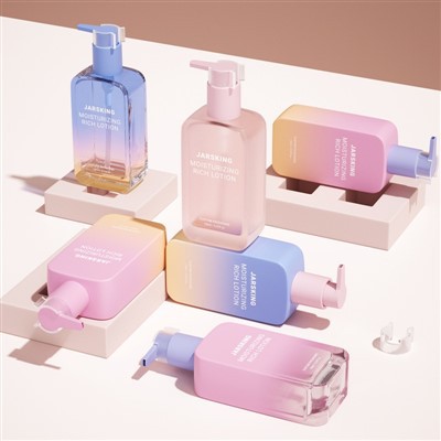 150ml Glass Lotion Bottles With Pump Square Hotel Empty Shampoo And Conditioner Containers high quality