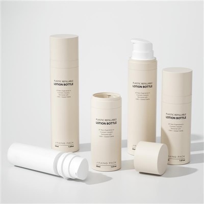 30ml 50ml Airless Lotion Pump Container Pet Pump Bottle Moisturiser