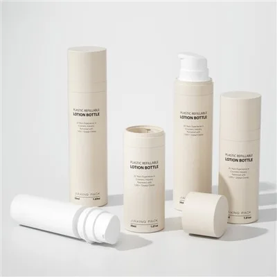 30ml 50ml Airless Lotion Pump Container Pet Pump Bottle Moisturiser