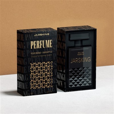 50ml Glass Perfume Box Packaging Square Empty Fragrance Spray Bottle factory