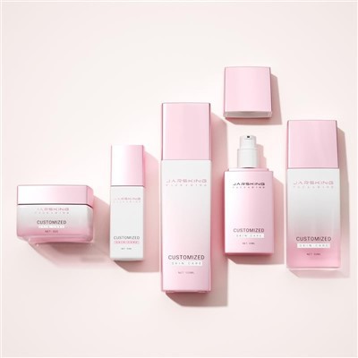 Square Cosmetic Bottle 30g 50g Glass Empty Cream Jar