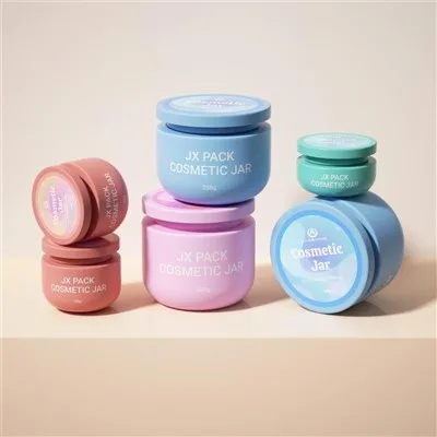 250g 300g Body Scrub Containers Plastic Pet Cream Jar
