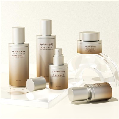 Glass Cosmetic Containers 30ml 30g 50g Glass Jars For Cosmetics