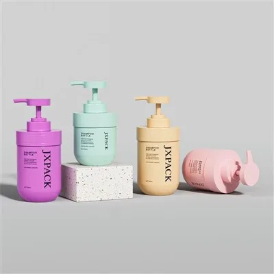 300ml 500ml Body Lotion Bottle With Pump