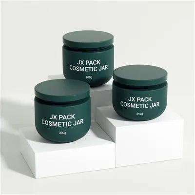 250g 300g Body Scrub Containers Plastic Pet Cream Jar