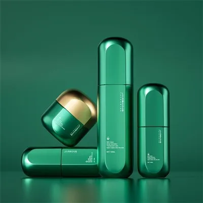 Custom Cosmetic Bottle Packaging For Skin Care Products 100ml 120ml