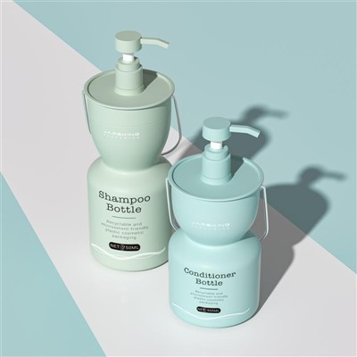 Shampoo Conditioner Bottles 500ml Plastic Lotion Packaging