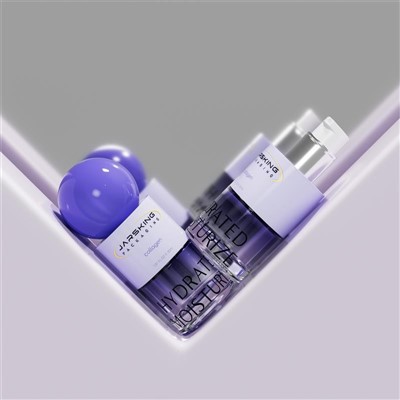 Cosmetic Glass Lotion Bottles 30ml Travel Foundation Bottle