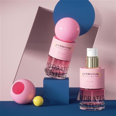 Cosmetic Glass Lotion Bottles 30ml Travel Foundation Bottle