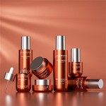 Embalagem de vidro cosmético 50ml frascos de cosméticos para a pele do garrafa de conta -gotas