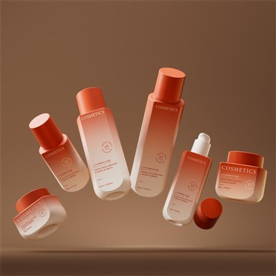 Cosmetic Pump Bottles 30ml 50ml Glass Cosmetic Cream Jars Beauty Packaging high quality