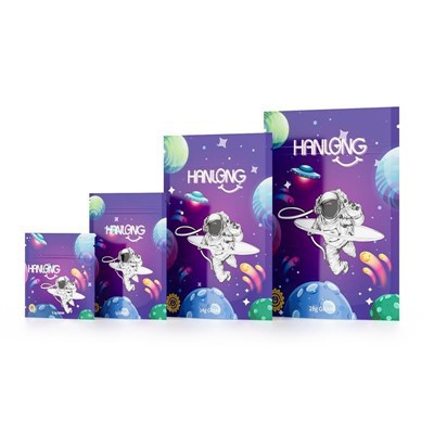 Custom Child Resistant Mylar Bags Stand Up Food Packaging Plastic Bag