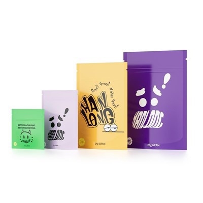 Custom Child Resistant Mylar Bags Stand Up Food Packaging Plastic Bag
