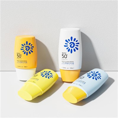 Custom Personalized Sunscreen Bottles 30ml 50ml Squeeze Bottle PE Material
