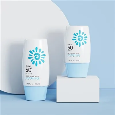 Custom Personalized Sunscreen Bottles 30ml 50ml Squeeze Bottle PE Material