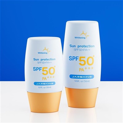 Custom Personalized Sunscreen Bottles 30ml 50ml Squeeze Bottle PE Material