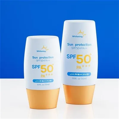 Custom Personalized Sunscreen Bottles 30ml 50ml Squeeze Bottle PE Material