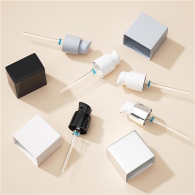 Square 30ml Cosmetic Foundation Lotion Pump Bottle