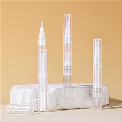 Finger-rim Oil Bottle 20 Ml Applicator Pen With Soft Brush Precision Oiler Twist-up Pen Topical