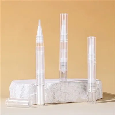 Finger-rim Oil Bottle 20 Ml Applicator Pen With Soft Brush Precision Oiler Twist-up Pen Topical