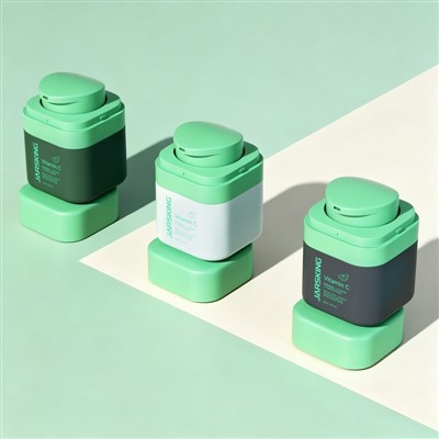 30ml 50ml Airless Jars Cosmetic Packaging Plastic Airless Pump Cream Jar high quality