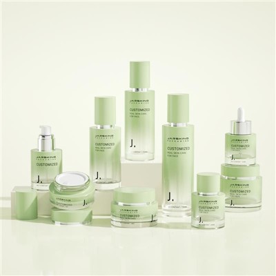 Eco Friendly Skincare Packaging Glass Cream Jars Cosmetics 30g 100ml