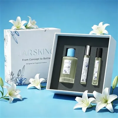 100ml Perfume Bottle With 10ml Sample Spray Packaging Custom Fragrance Discovery Set factory